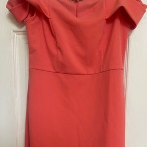 Charlotte Russe Pink/Coral Asymmetrical Dress